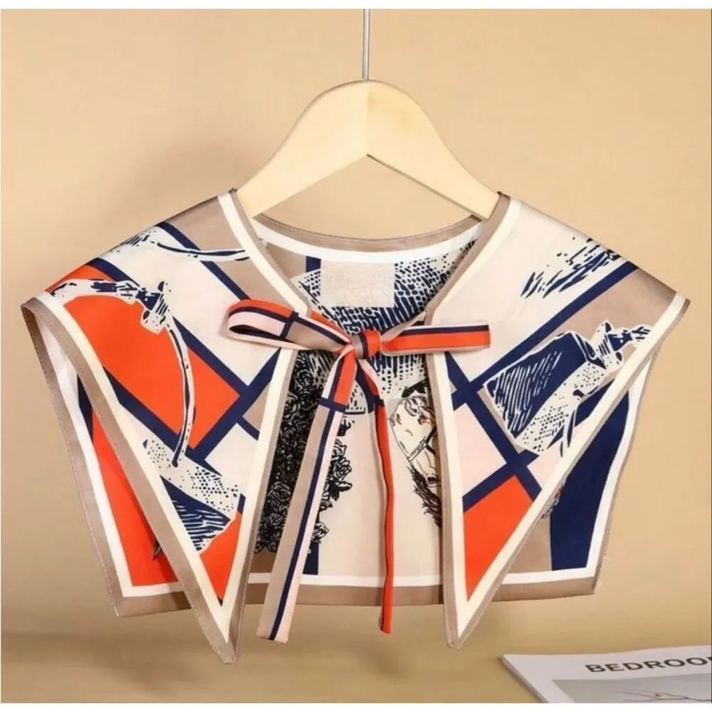 Decorative Sailor Collar Tie-Front